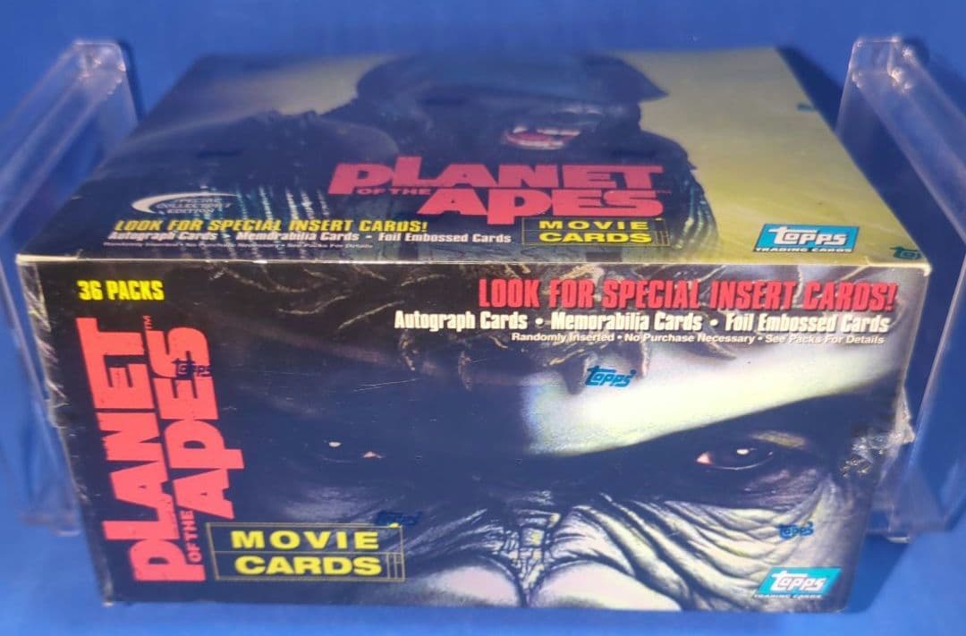 絶版　超希少　topps PLANET APES 猿の惑星　シュリンク付