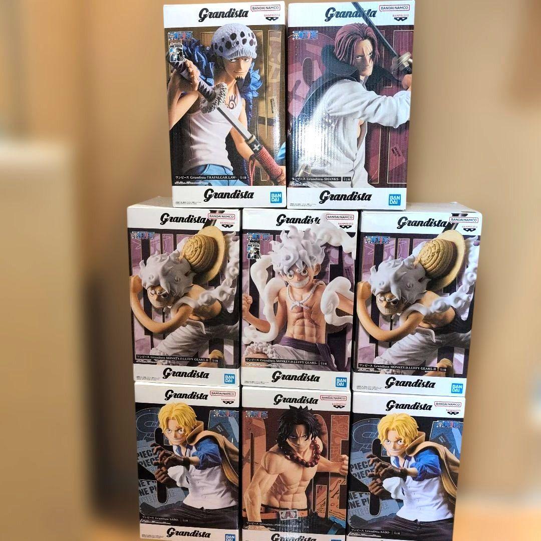 ワンピースフィギュア８個セット　Grandista