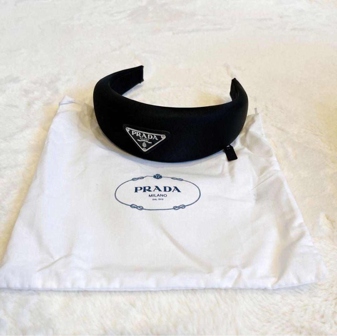 【chiyo】PRADA プラダ　ナイロン　カチューシャ★新品未使用★