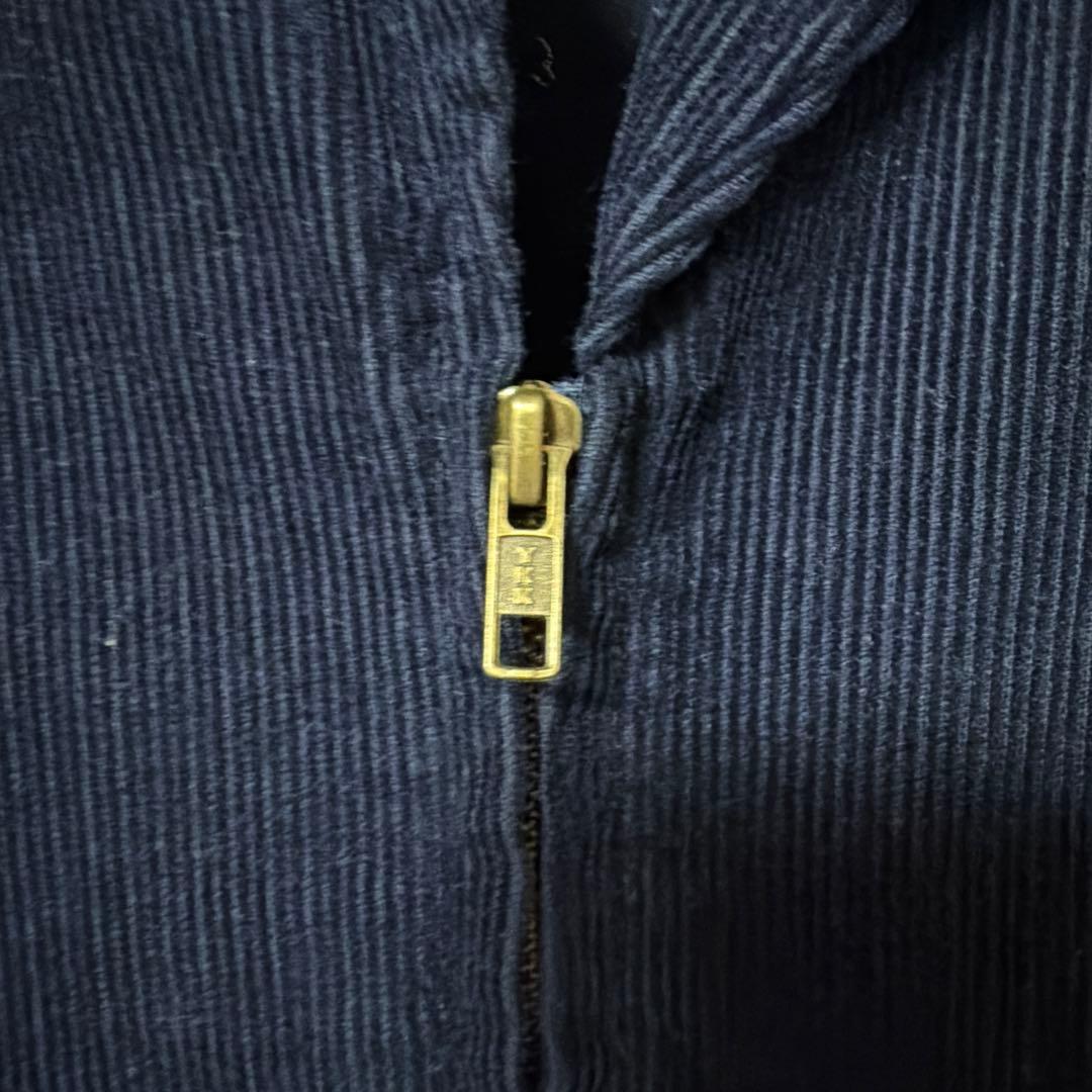 ば*ん様 コーデュロイジャケット ネイビー FFA