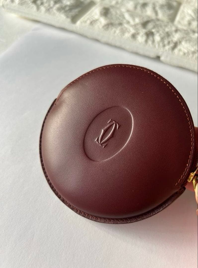 Cartier カルティエ バーガンディレザー ケース