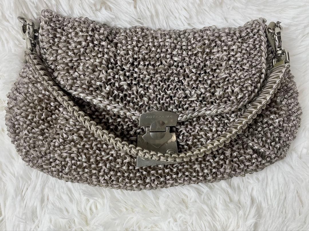 最終値下げ✨美品✨アンテプリマ2WAYクラッチ ショルダー バッグ ワイヤー