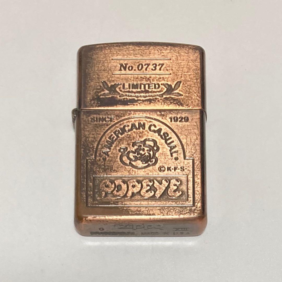 ZIPPO ジッポー POPEYE ポパイ 時計 ZIPPO ジッポー POPEYE ポパイ