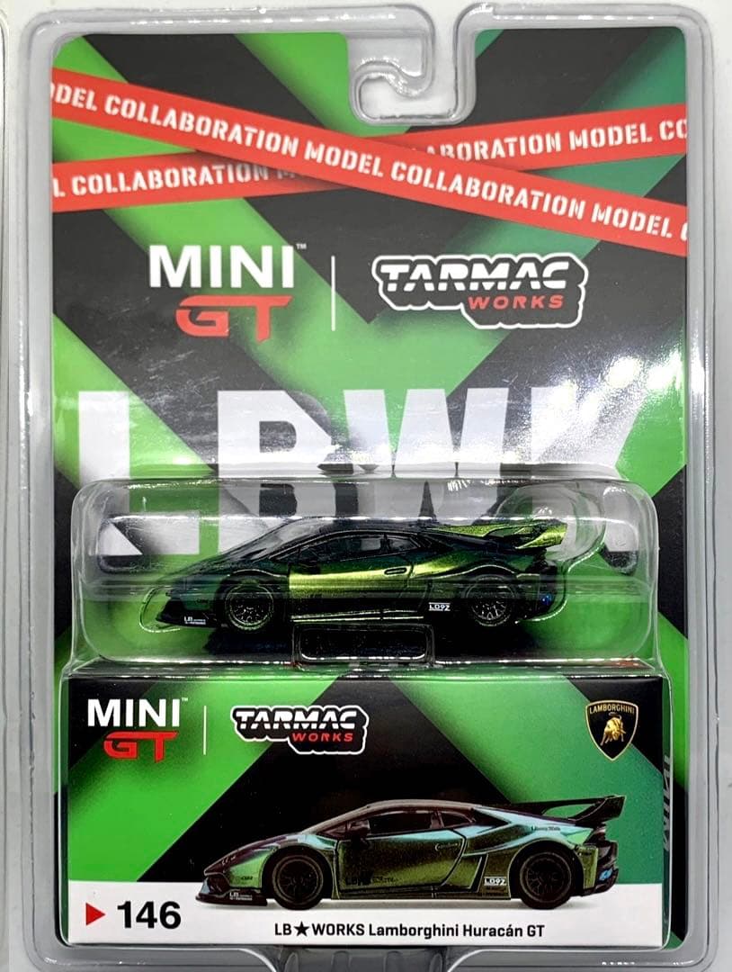 MINI GT TARMAC LBWK GT-R ウラカンGT マジックグリーン