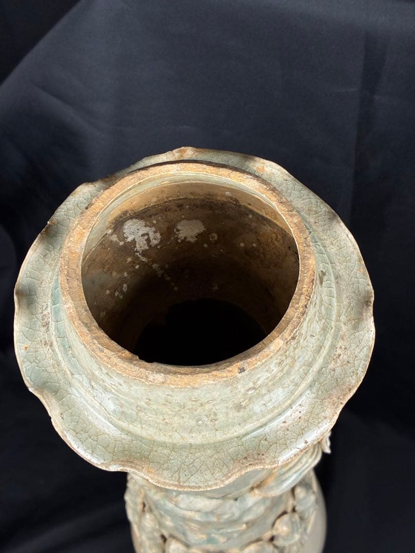 中国 青白磁 壺