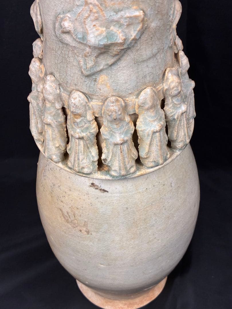 中国 青白磁 壺