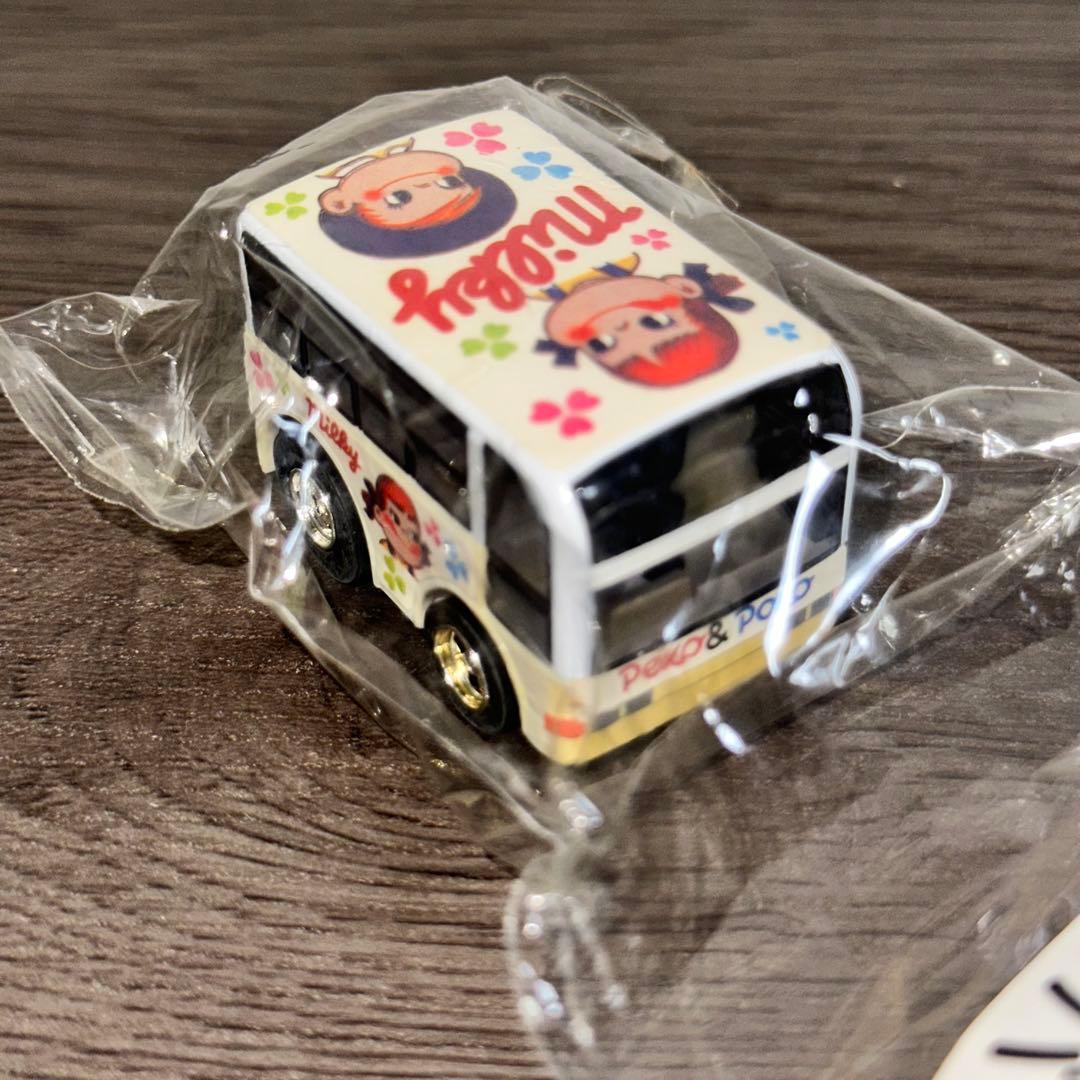 [G6181]チョロQ ペコちゃんバス　ミルキー　不二家　4台