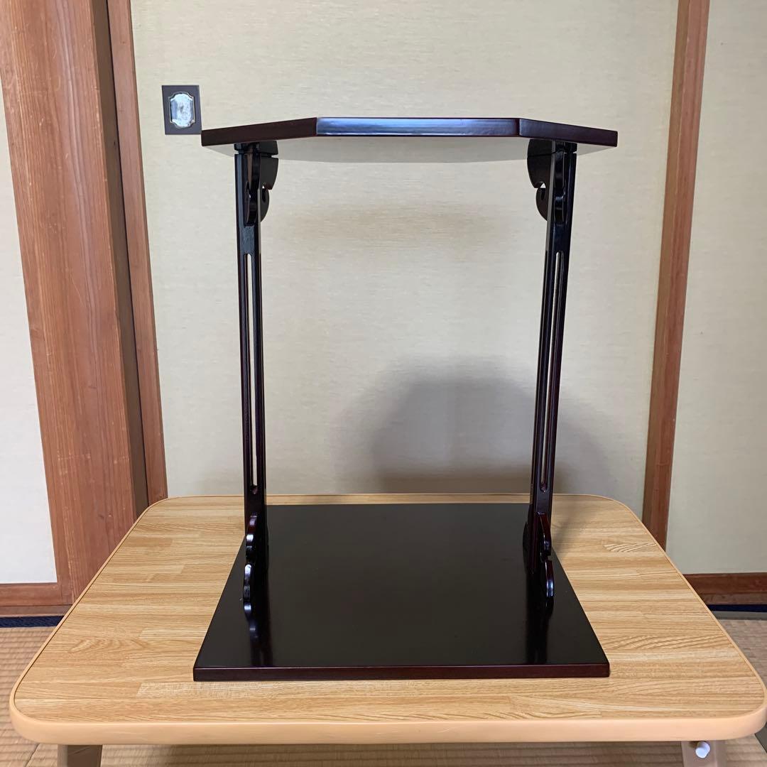 寿棚 漆器 木製 組み立て式 漆 茶道具 茶道 美品 紙箱 寿棚 茶道具 美