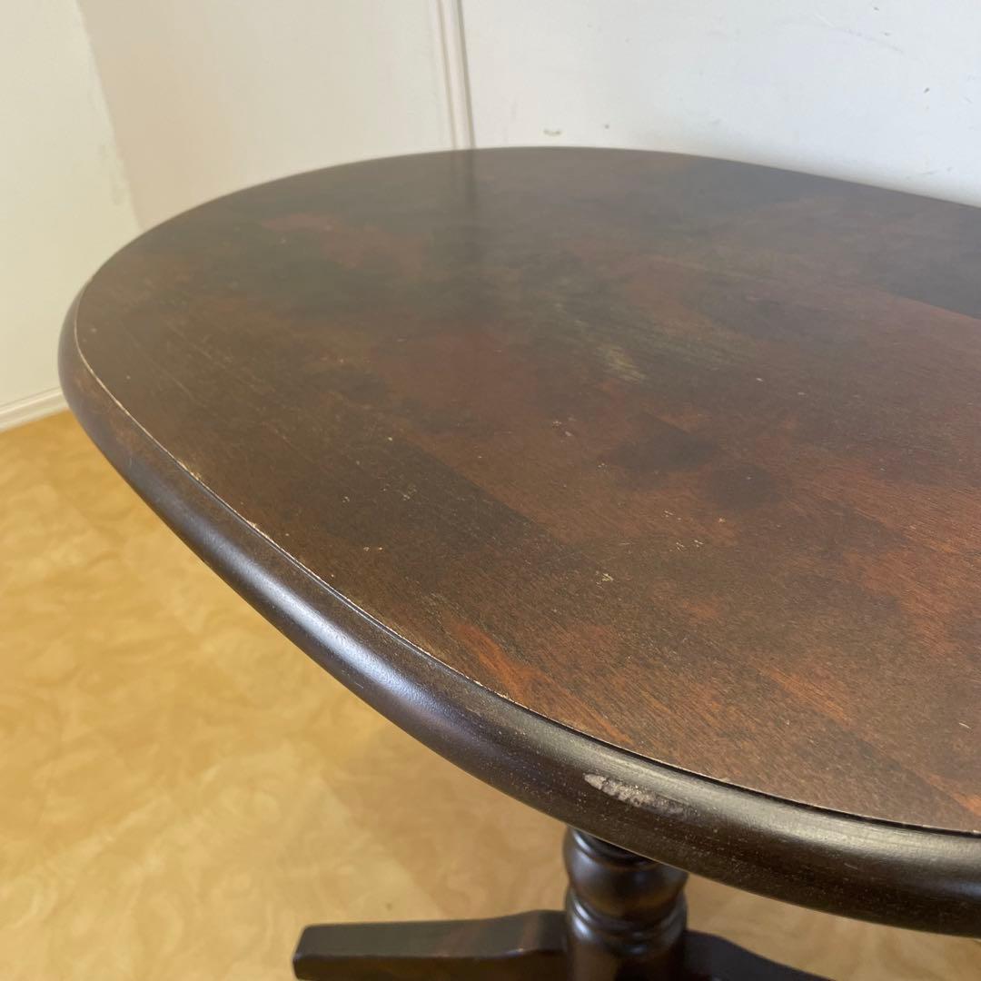 北海道民芸家具 テーブル サイドテーブル ダイニングテーブル 花台 ビンテージ