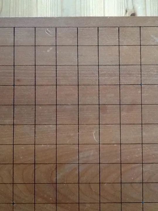 ！たのメル便送料込！【桂材】碁盤 脚付き （碁笥有り・碁石有り）