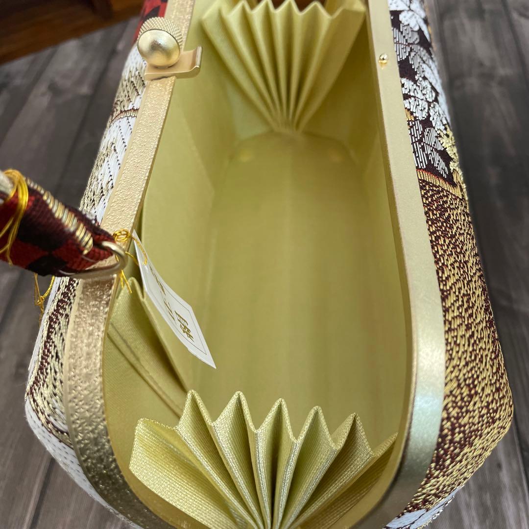 そ✨2007振袖などに✨西陣織 草履バッグ Lサイズ 少々訳あり新品