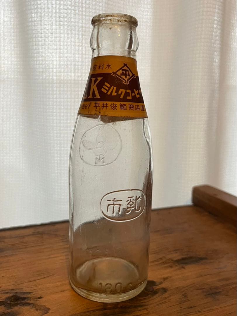 珍品 森永エンボス 牛乳瓶 コーヒー レトロ瓶 戦前 骨董 - メルカリ