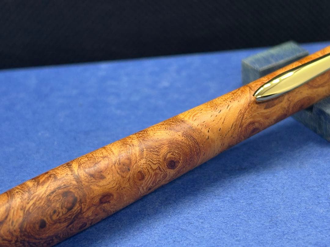 早い者勝ち】極上花梨瘤 シャープペンシル0.5 加藤金属 ハンドメイド