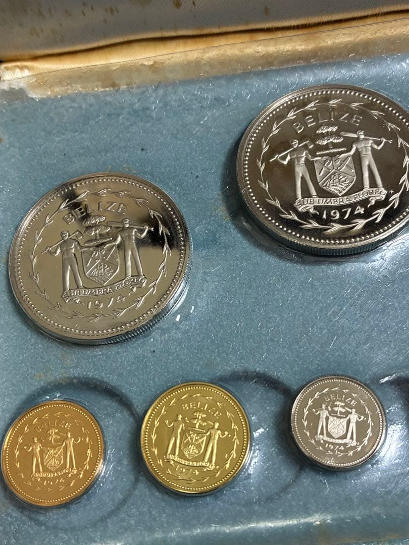 フランクリンミント ベリーズ 8種類 硬貨セット 1974 - メルカリ