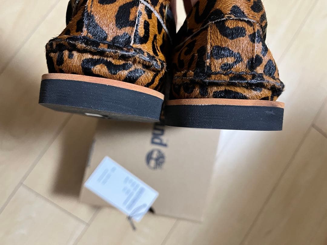 Timberland× WackoMariaワコマリアレオパードデッキ27.5
