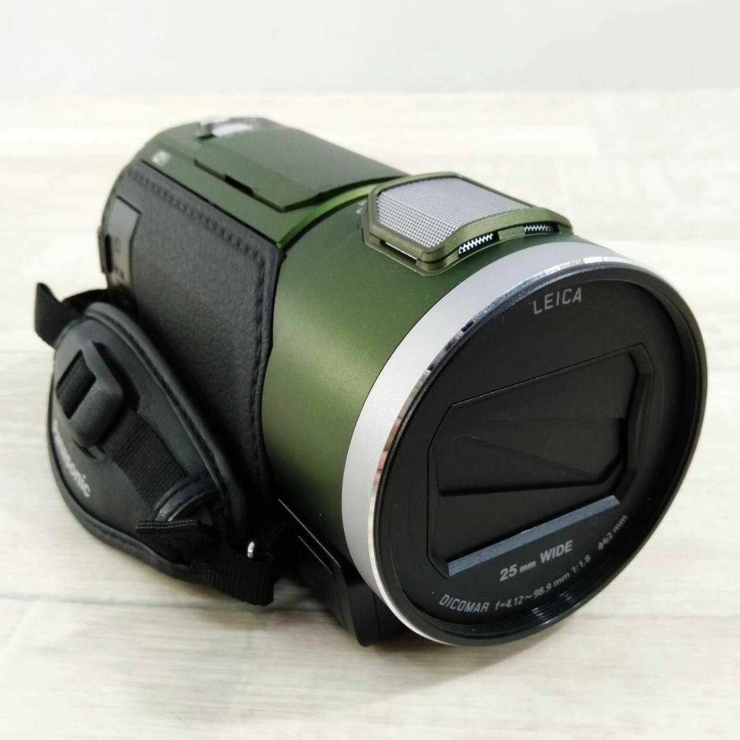 パナソニック 4Kビデオカメラ 64GB HC-VX2M フォレストカーキ