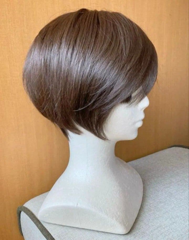 未使用品　リネアストリア「天使のリーフショート」S　チョコブラウン VALAN