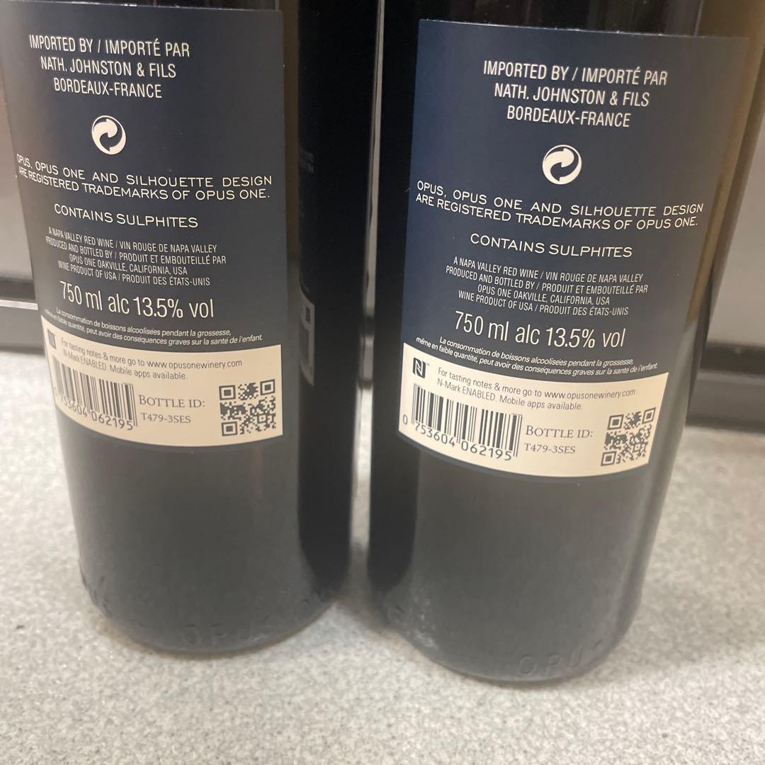 2本 750ml Opus One オーパスワン 2019 750ml（71) 2019オーパスワン