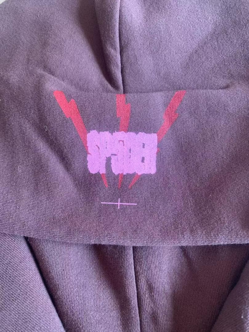 SP5DER フーディー パーカー ブラウン