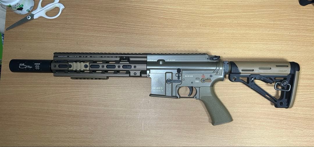 東京マルイ 次世代電動ガンHK416Dデルタカスタム カスタム品