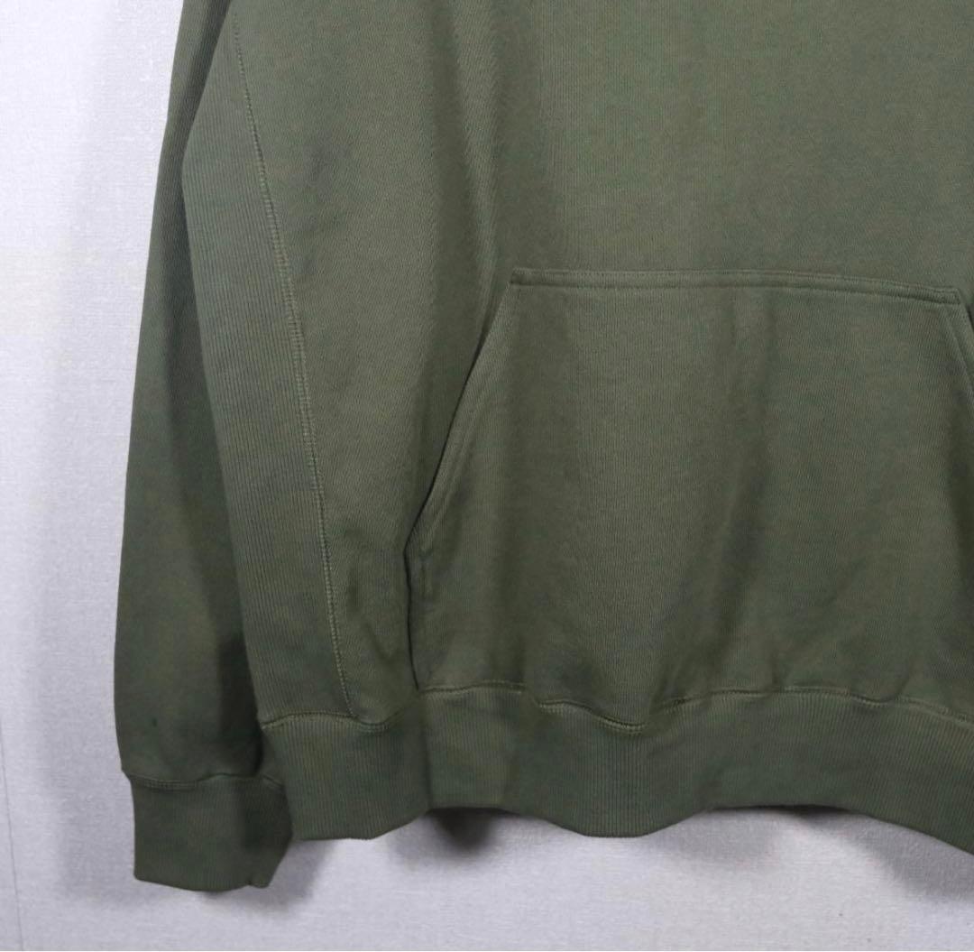 BLACK EYE PATCH 取扱注意 刺繍 パーカー  OLIVE XL