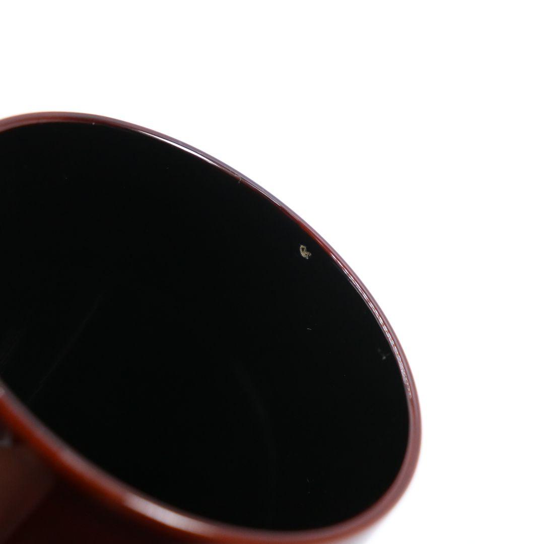 竹内幸斎作 蕨蒔絵 金輪寺 茶器 溜塗 共箱 茶道具　C42