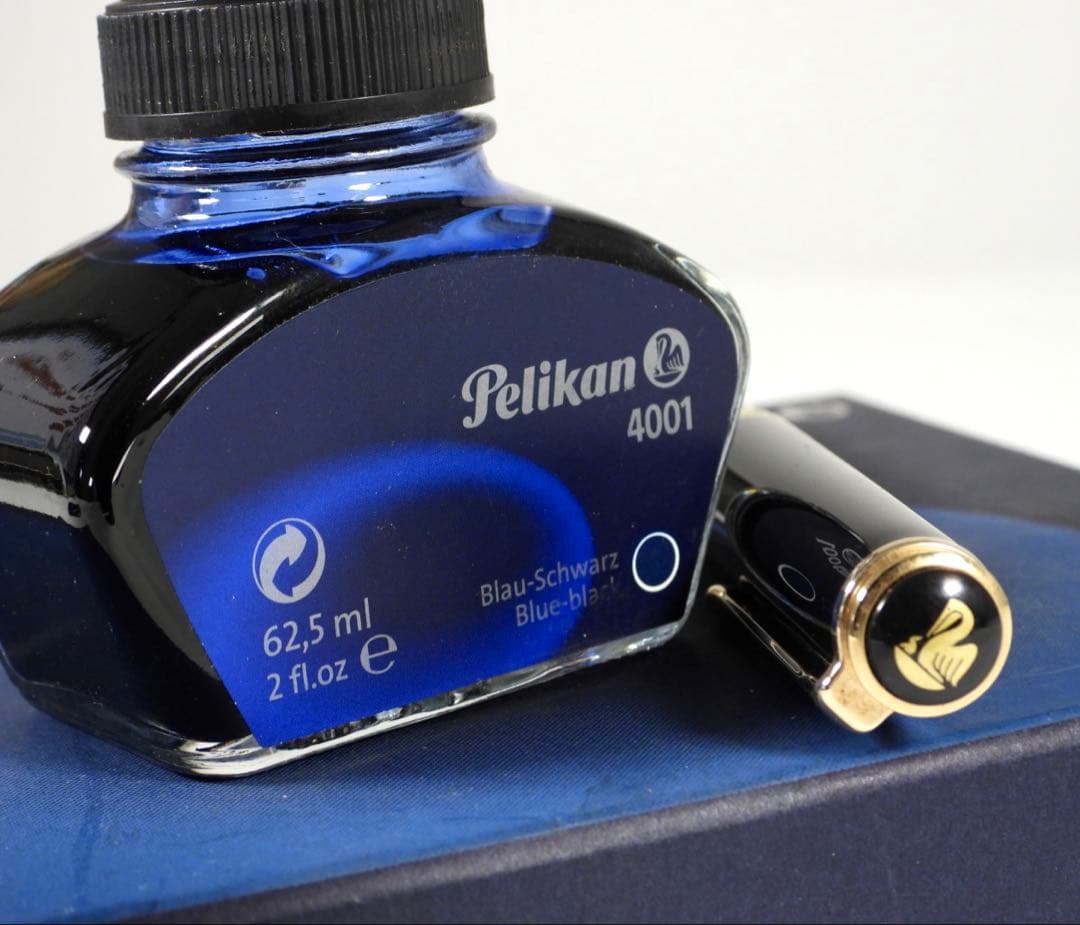 Pelikan 万年筆 スーべレーン 緑縞 F 18C-750