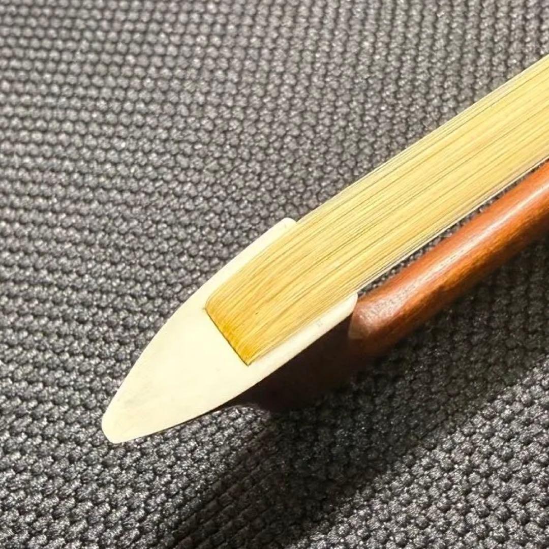 整備品】オールド バイオリン 弓 4/4 フェルナンブコ 刻印無