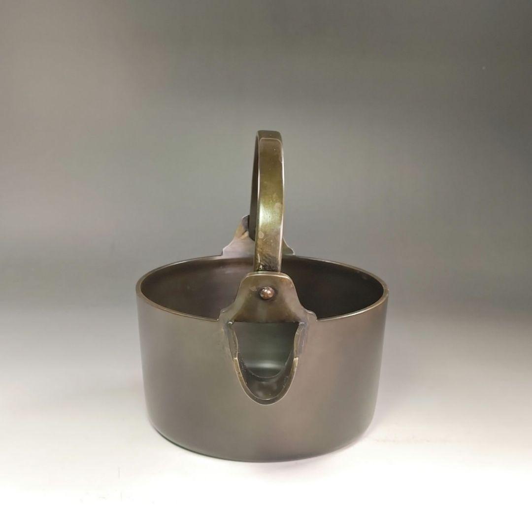 イ988 汁次『唐銅　汁次　木箱』茶道具