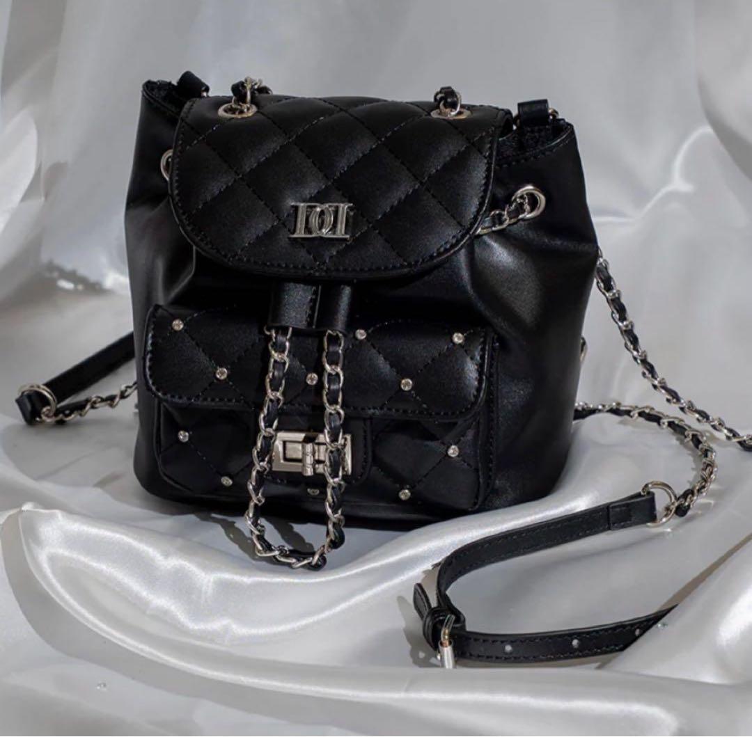 Darich ダーリッチ キルティングビジューミニリュック BLK 黒 - メルカリ