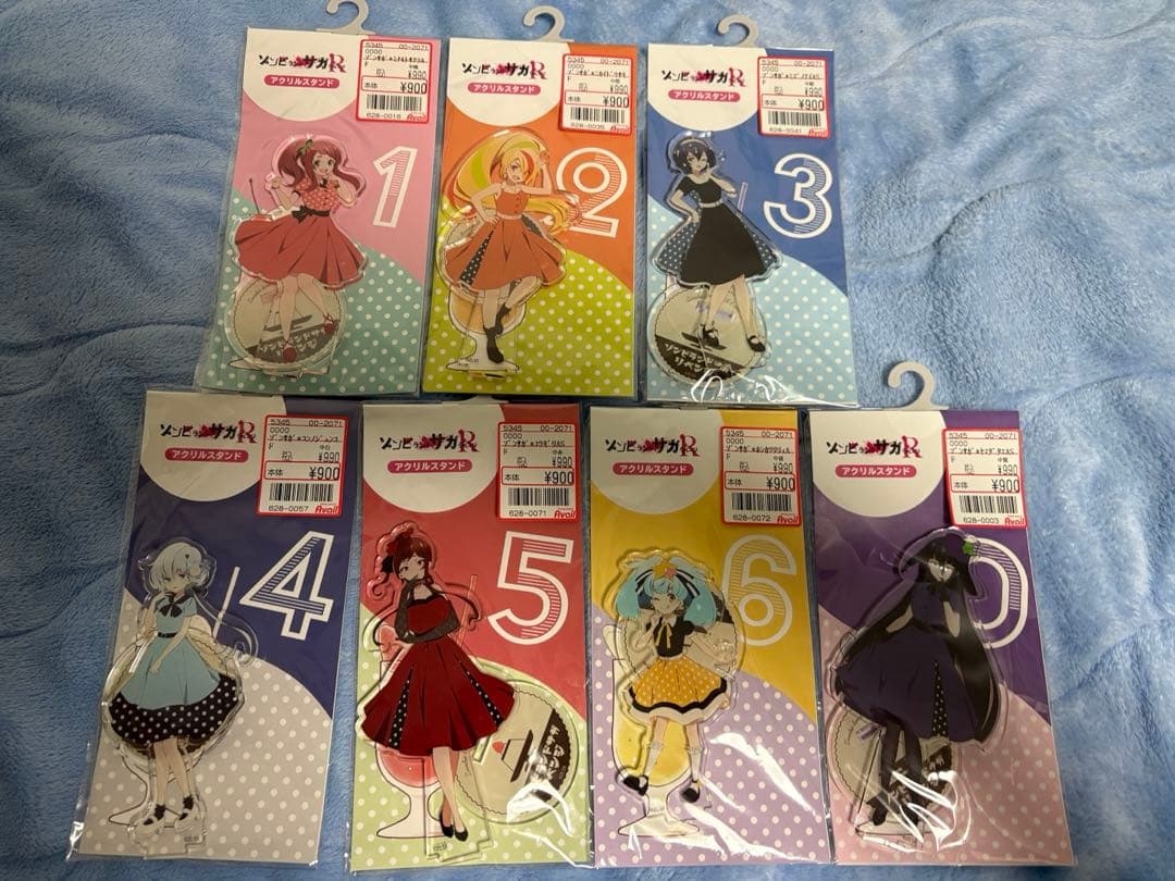 ゾンビランドサガ　アクリルスタンド　5種