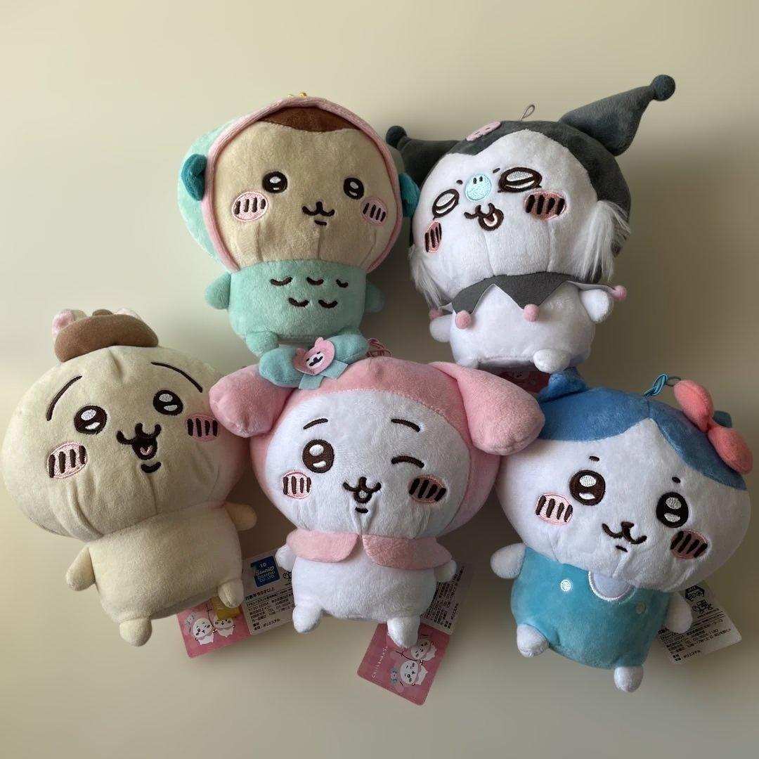 ちいかわサンリオマスコット ちいかわ ハチワレ うさぎ くりまんじゅう