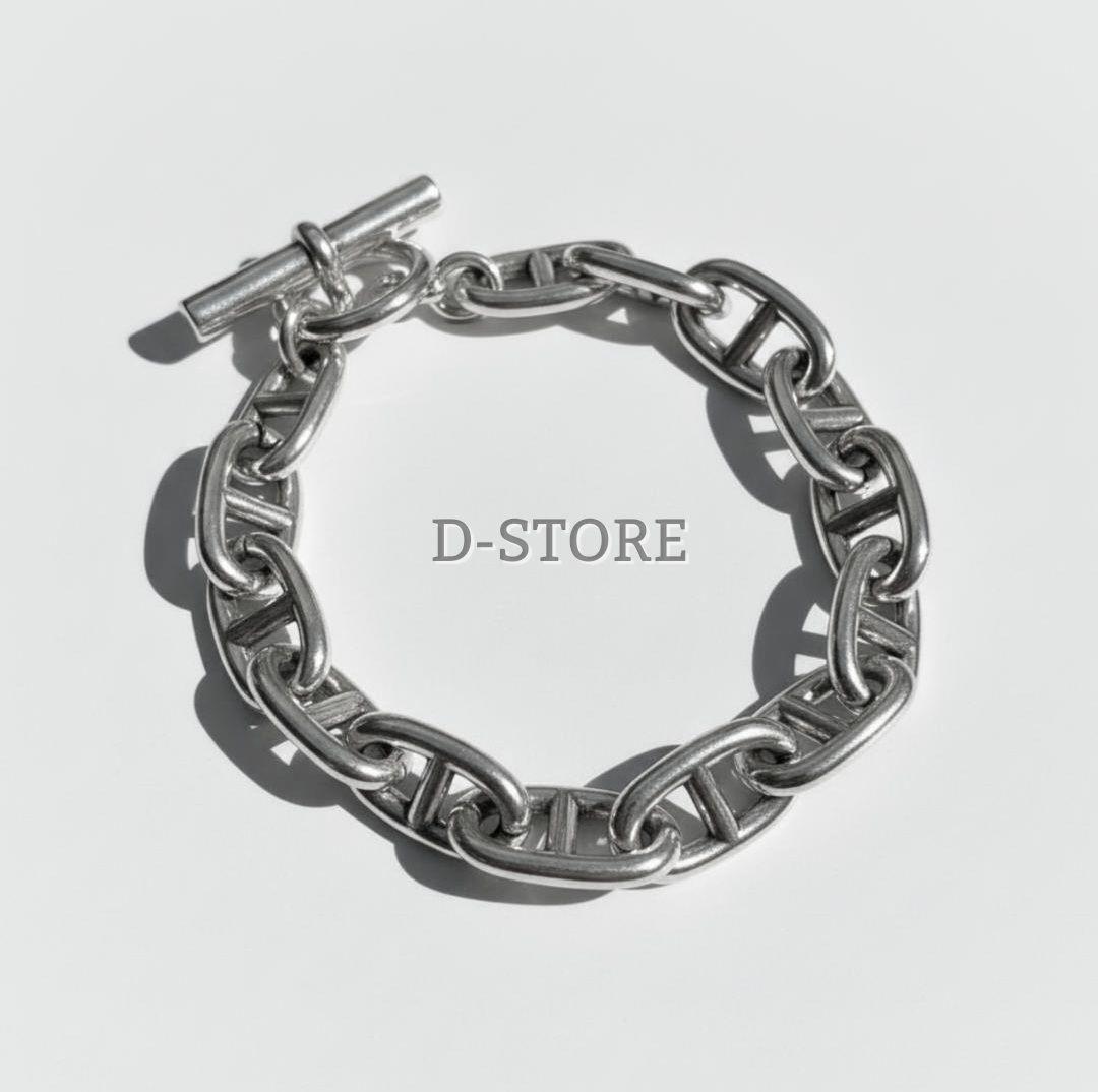 アンカーチェーン シルバー 925刻印 シェーヌダンクル ブレスレット