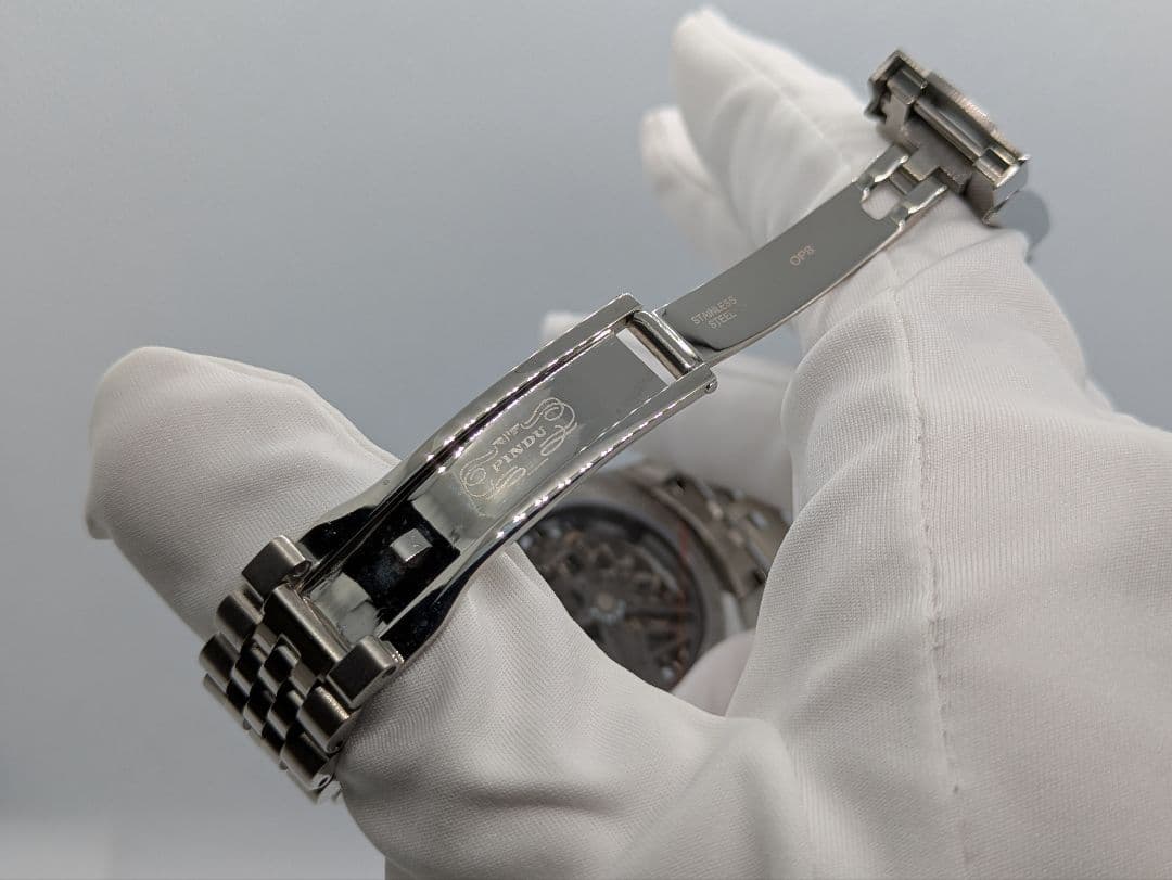 【新品未使用品】PINDU WATCH 自動巻き 機械式腕時計 スケルトン腕時計