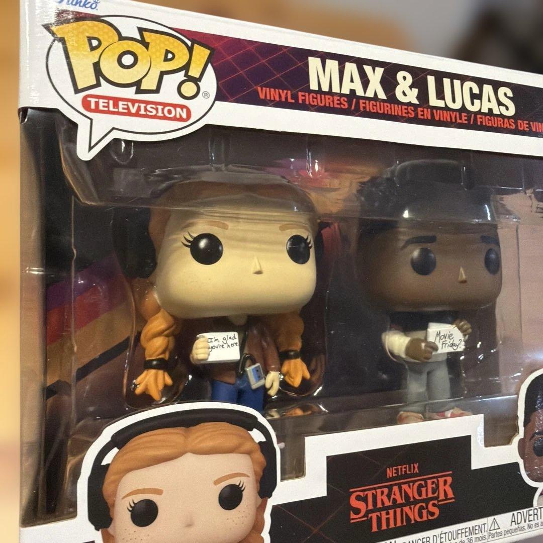 ストレンジャーシングス　マックス&ルーカス　フィギュア　POP TV