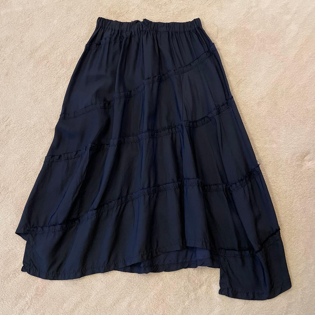 COMME des GARCONS ブラック切り替えスカート