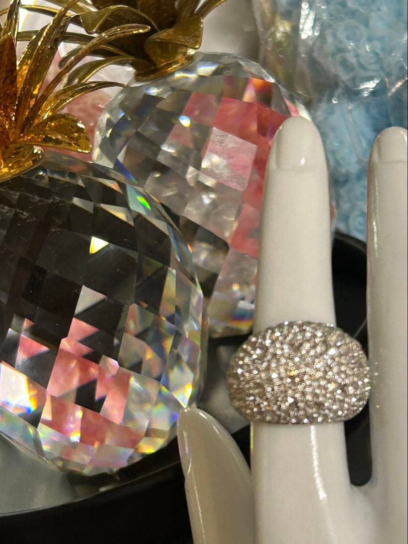 スワロフスキーパヴェリング14号➕スワロフスキーオマケ