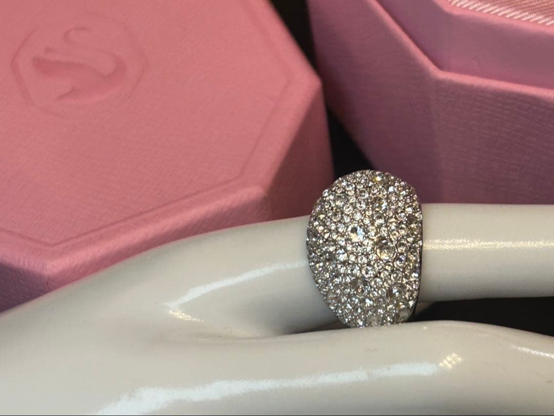 スワロフスキーパヴェリング14号➕スワロフスキーオマケ