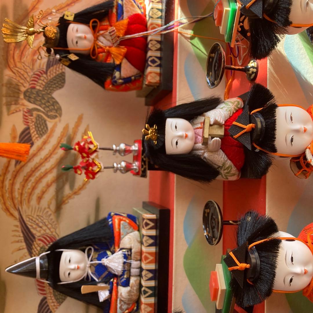 真多呂雛人形セット ガラスケース付き