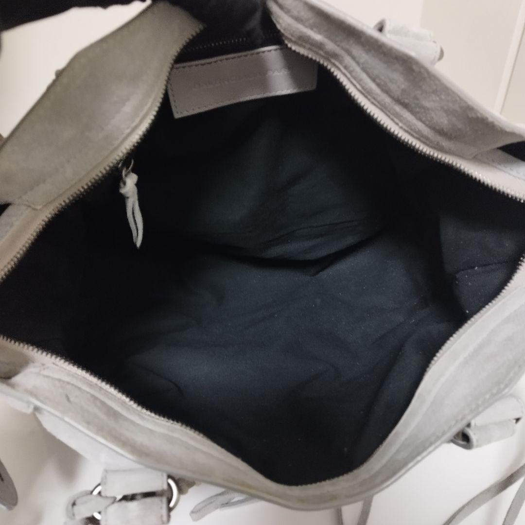 バレンシアガ　シティ　バッグ　ジャイアント　スウェード　ベロア　トートバッグ