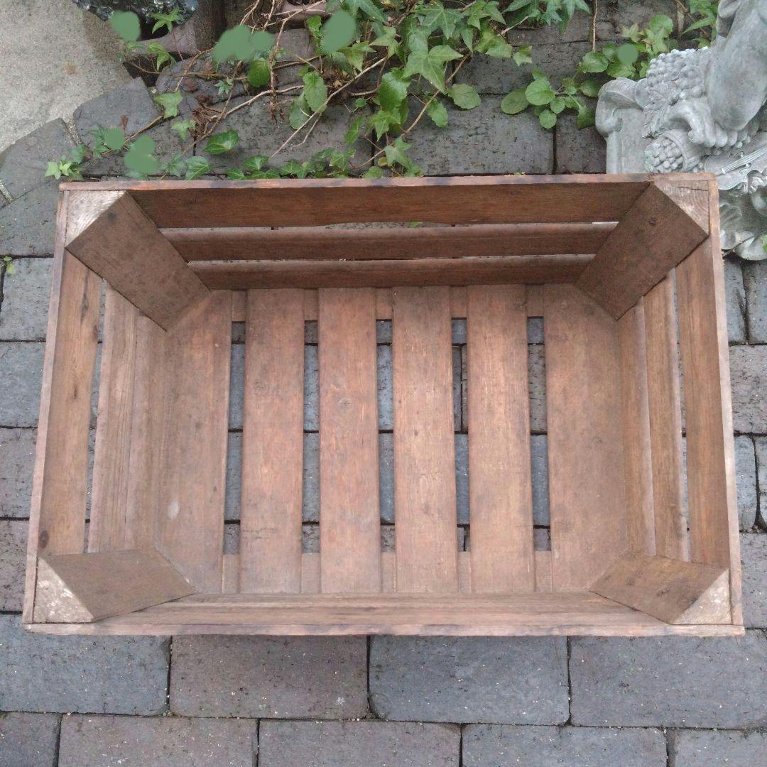 稀少 オランダ古物 苗物用 野菜用 古いベジタブルウッドボックス