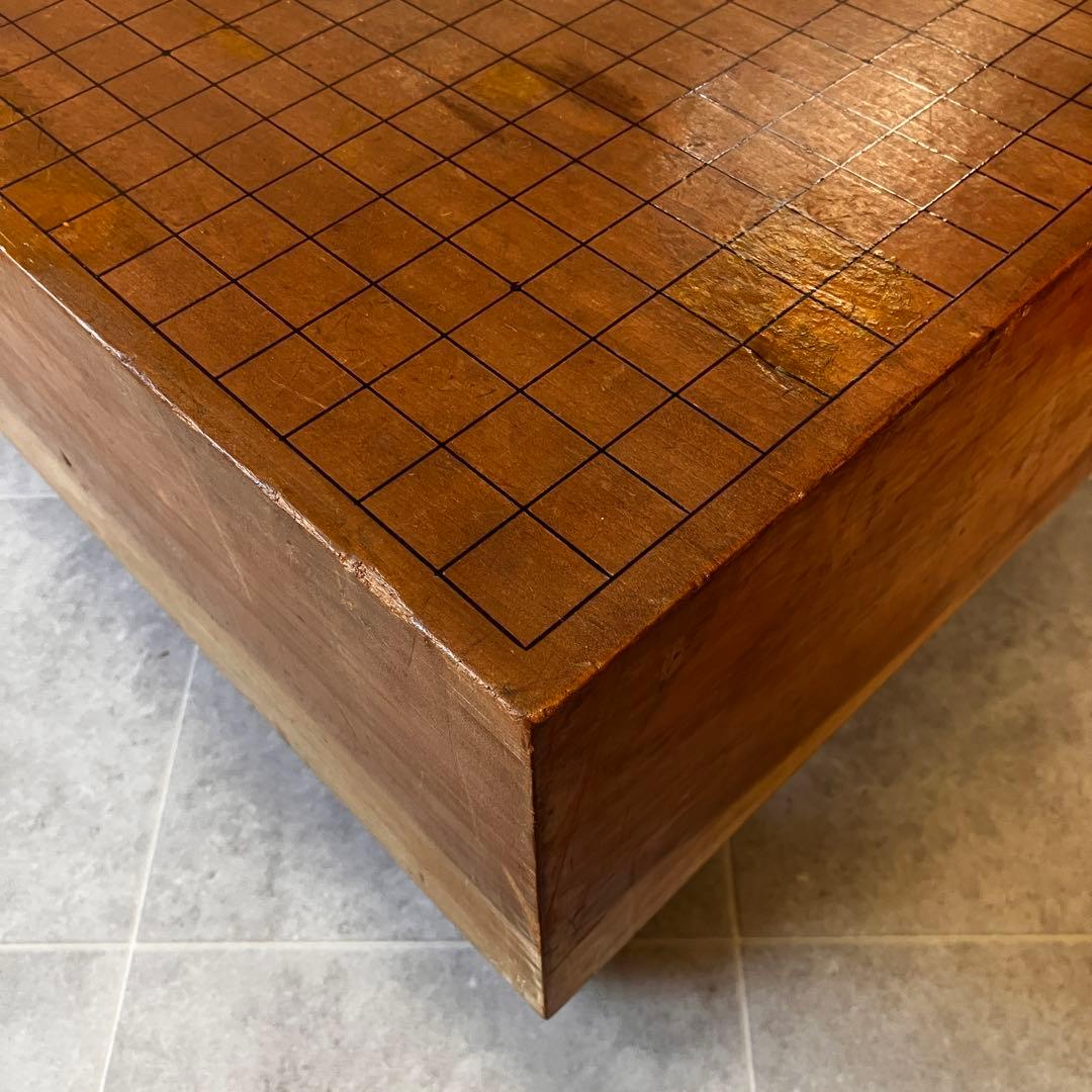 脚付碁盤】天然木 碁盤 碁石セット 木製 囲碁盤 ヘソ有 - メルカリ