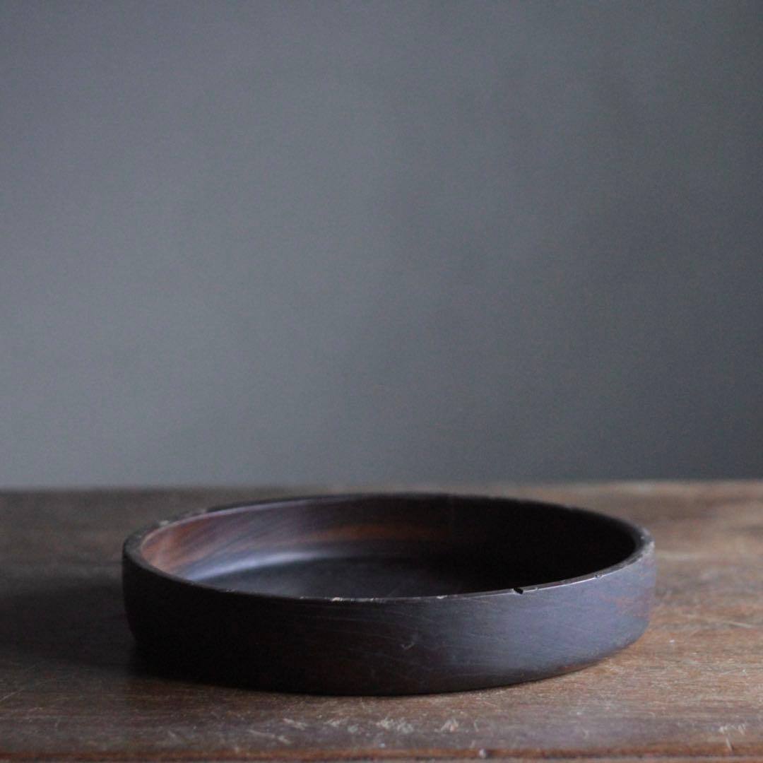 古い 小ぶり くりぬき盆 1 古道具 アンティーク
