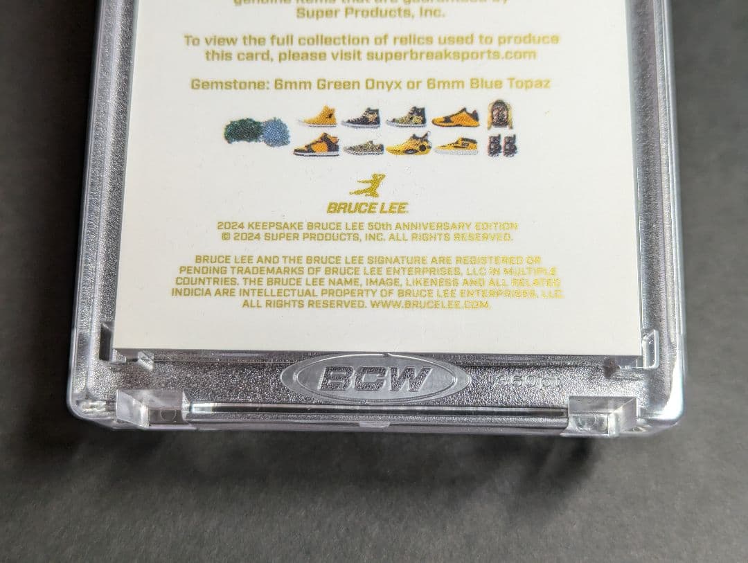 ブルース・リー Bruce Lee 99枚限定 KEEPSAKE カード 宝石