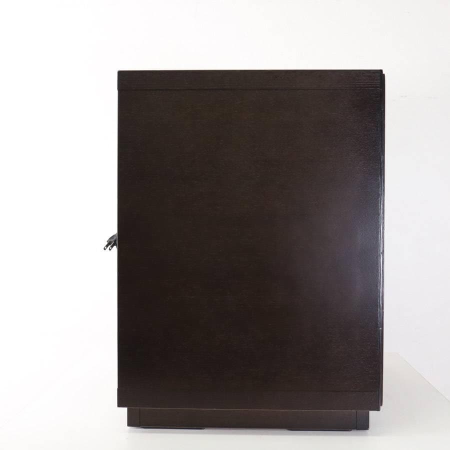 値下フランスベッド ナイトテーブル ダークブラウン 日本製 コンセント