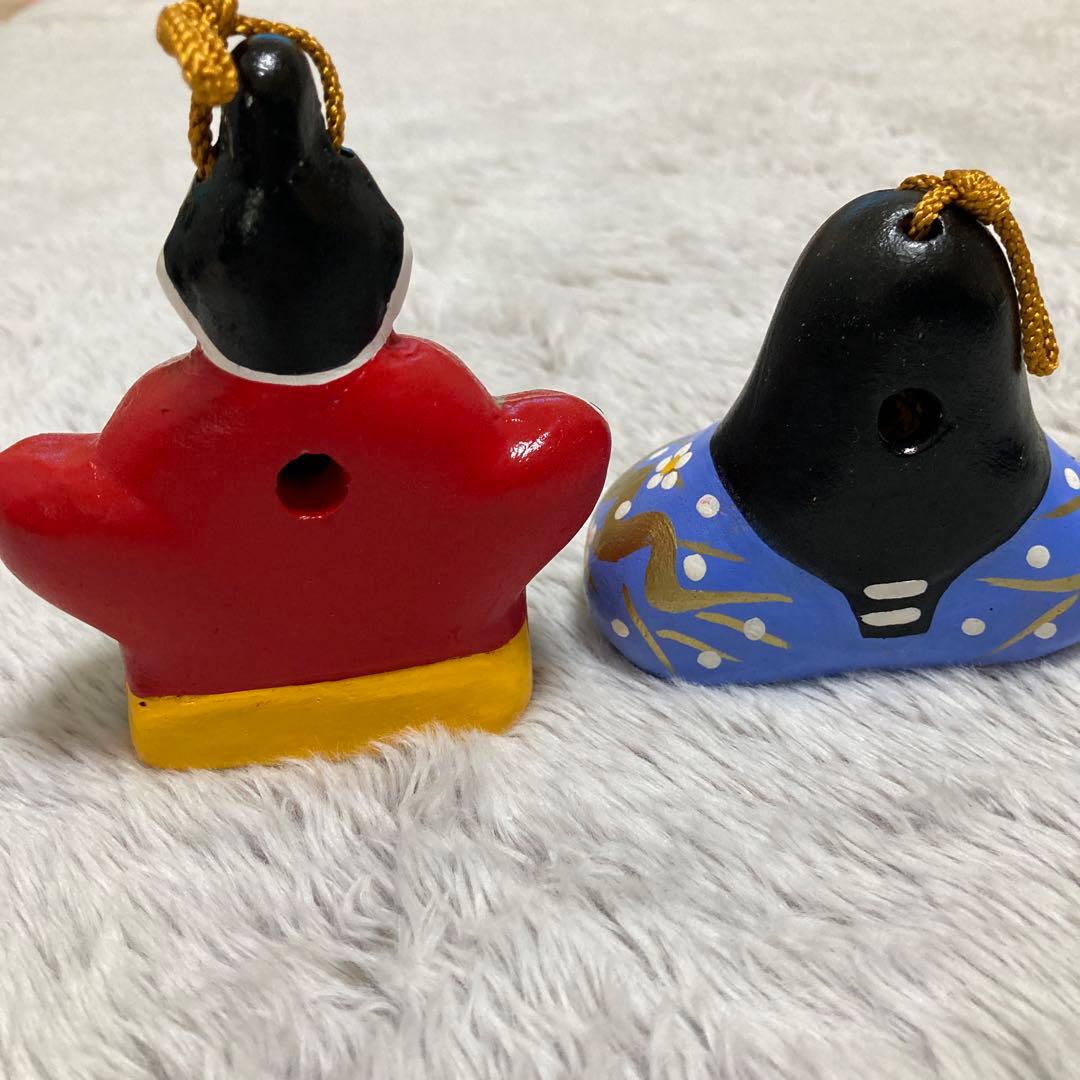 三次人形 雛人形 土鈴 陶器製 - メルカリ