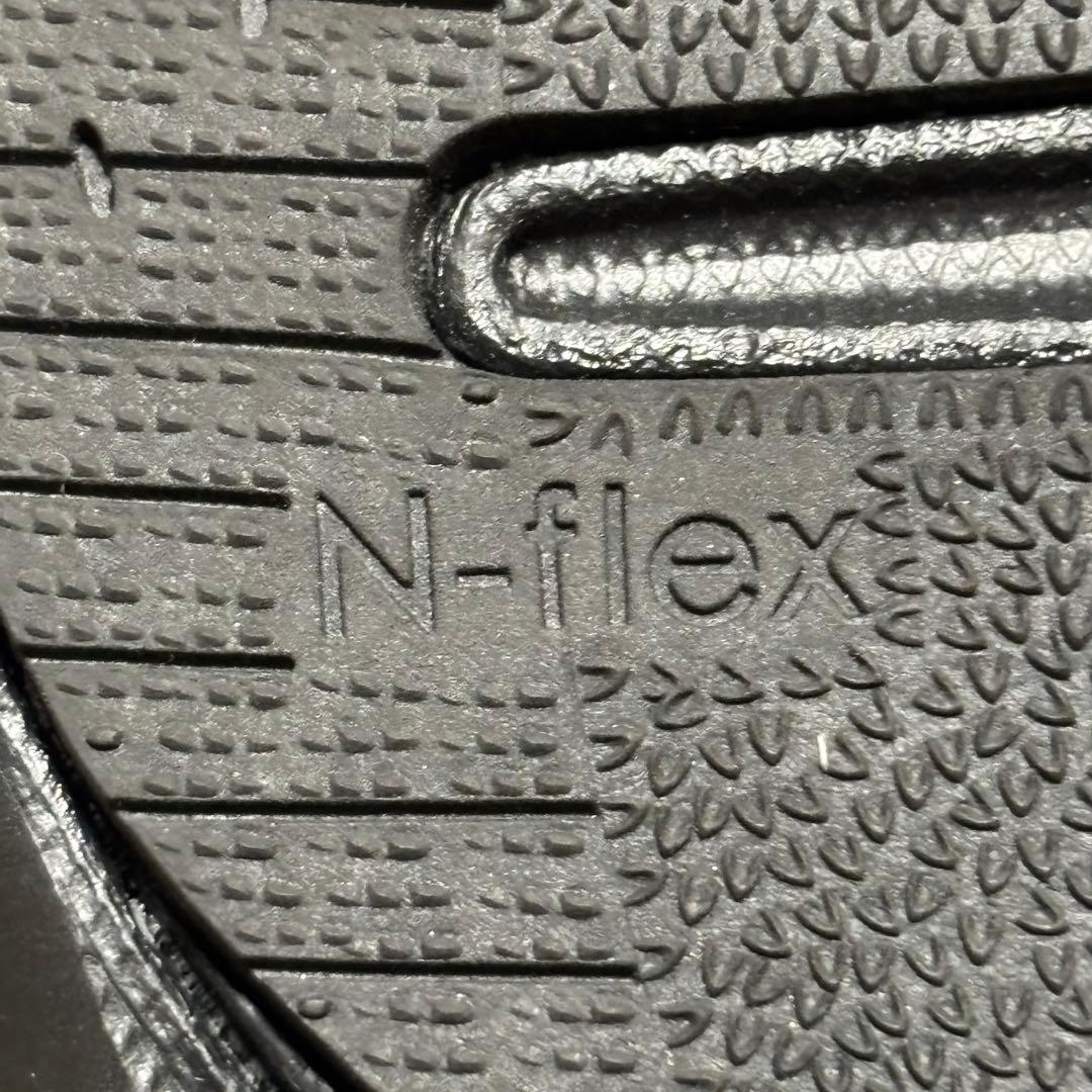 未使用級　リーガルウォーカー　レザースニーカー　シボ革　ブラック　高級　2134