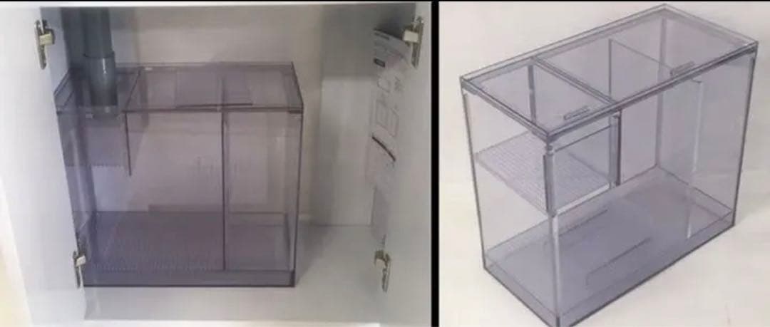 600×300×360オールガラスオーバーフロー水槽 セット