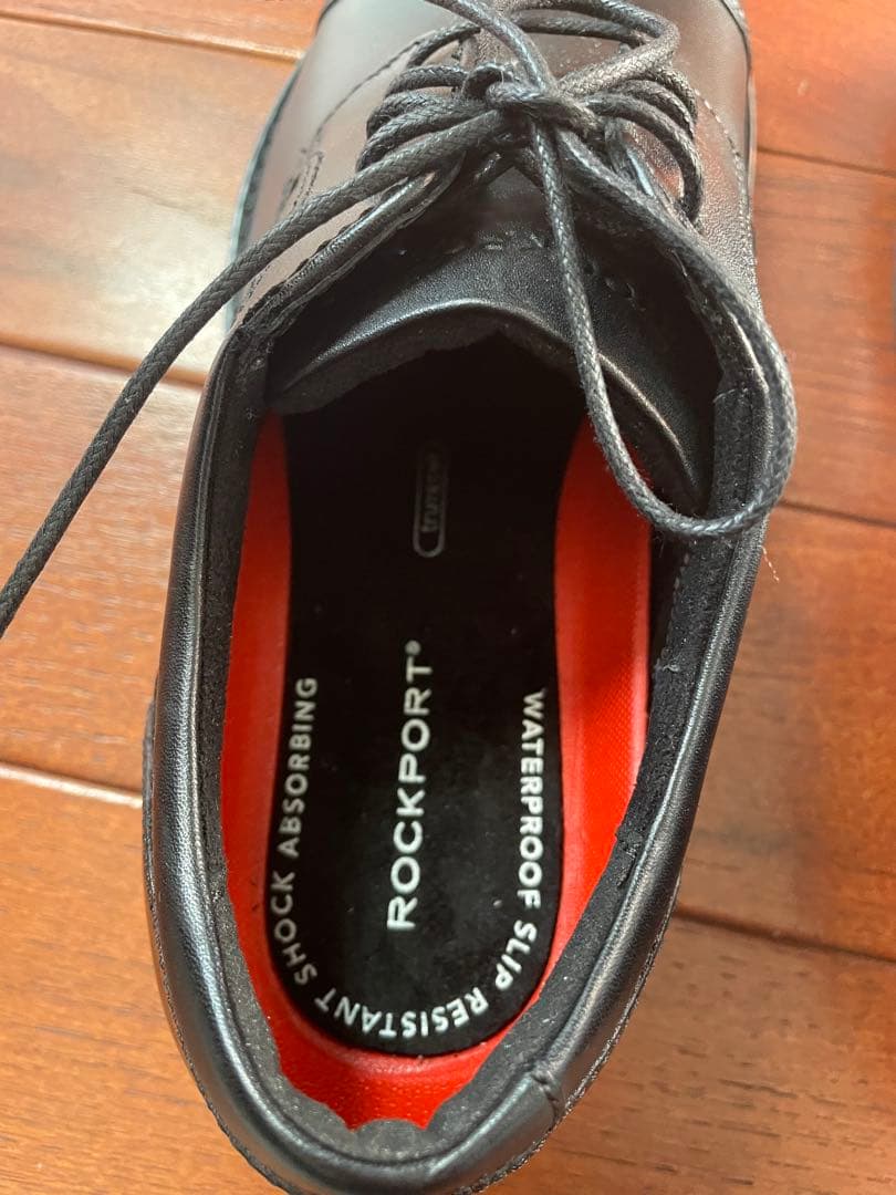 新品　ROCKPORT 防水 黒 ビジネスシューズ