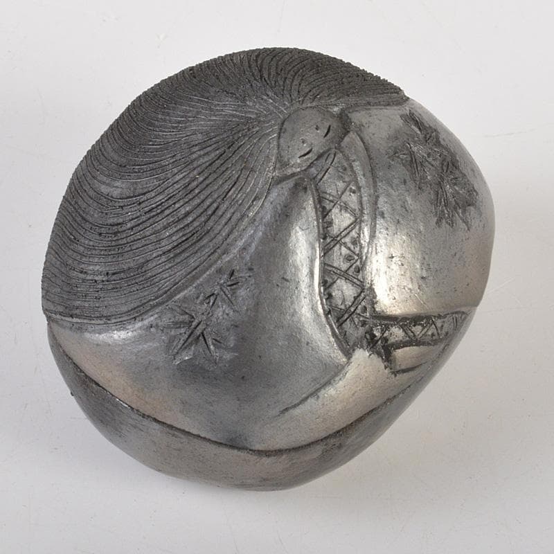 茶道具　陶磁器製　香合　在銘　共箱　V　6605